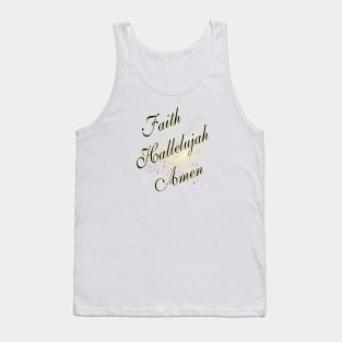 Faith Hallelujah Amen Tank Top